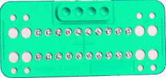 Bracket Avalon ORTHO-TECHNOLOGY - Roth 0,022 - 5x5 crochet 3/4/5 - Boîte de 20