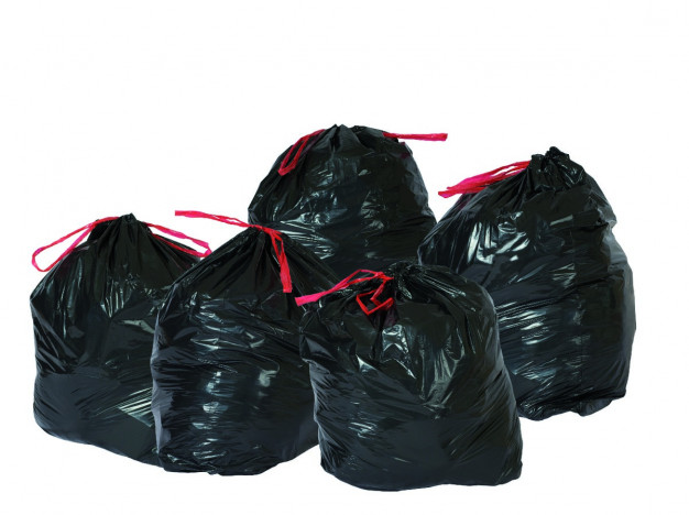 Sacs Poubelle Noir Lien coulissant 30L - Lot de 200 Sacs Poubelle Noir Lien coulissant 30L - Lot de 200