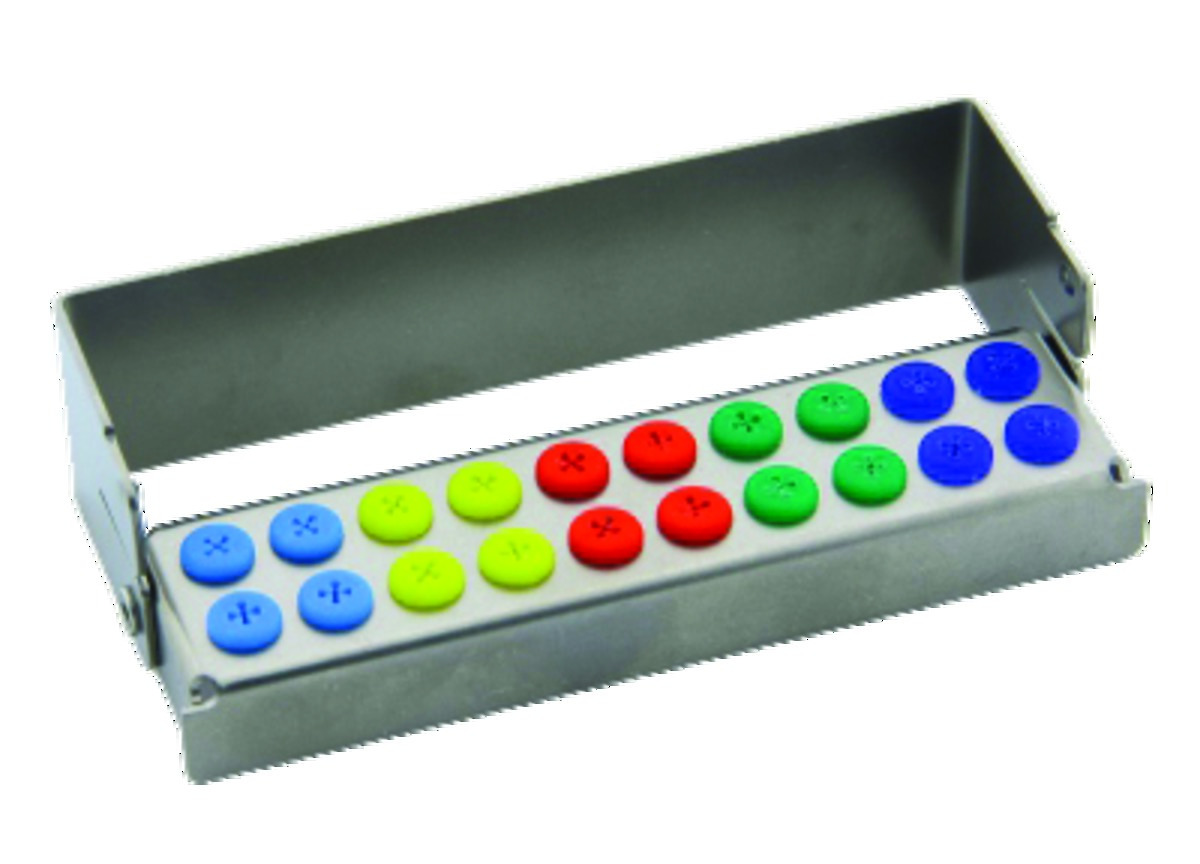 Porte-fraises Plug'in NICRHOMINOX - Support 20 perforations  Porte-fraises Plug'in NICRHOMINOX - Support 20 perforations