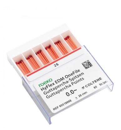 Pointes Gutta Hyflex EDM One File 25 - Lot de 60 - ROEKO Pointes Gutta Hyflex EDM One File 25 - Lot de 60 - ROEKO