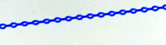 Chaînette élastique MASEL - Espacée - Bleu - Bobine de 4,5m