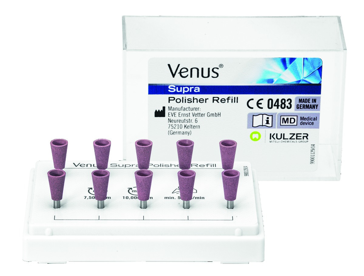 Réassort Venus Supra petite cupule - pré-polissage Kulzer Réassort Venus Supra petite cupule - pré-polissage Kulzer