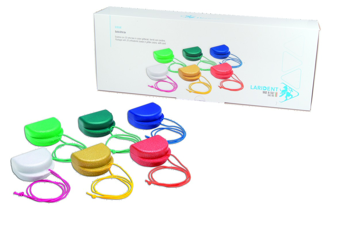 Boites contention avec cordon G3 deluxe 8x7x4 - Boite de 20 - Larident 