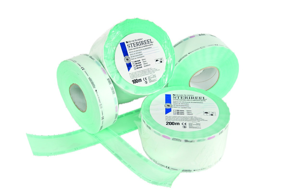 Gaines de stérilisation HENRY SCHEIN - Le rouleau de 200 m - 30 cm Gaines de stérilisation HENRY SCHEIN - Le rouleau de 200 m - 30 cm
