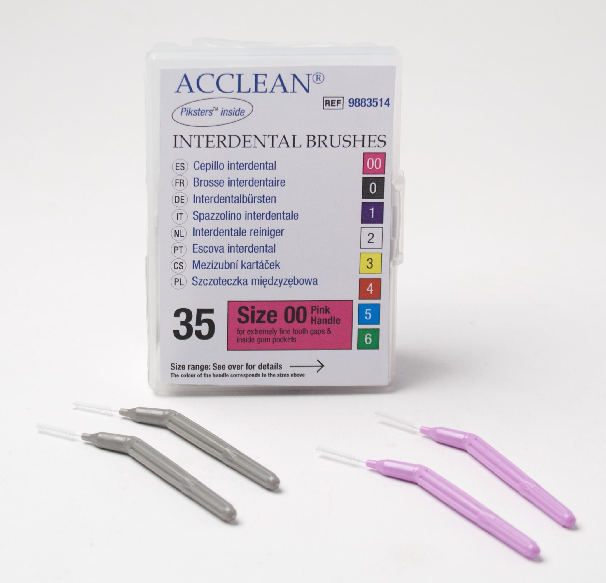 Brossettes interdentaires grises T0 (0.7mm) ACCLEAN HENRY SCHEIN (x35) Brossettes interdentaires grises T0 (0.7mm) ACCLEAN HENRY SCHEIN (x35)