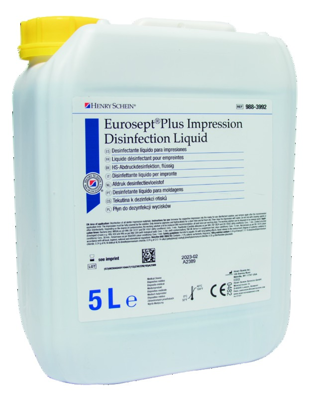 Eurosept Plus Impression Désinfection Liquide 5L - HENRY SCHEIN Eurosept Plus Impression Désinfection Liquide 5L - HENRY SCHEIN