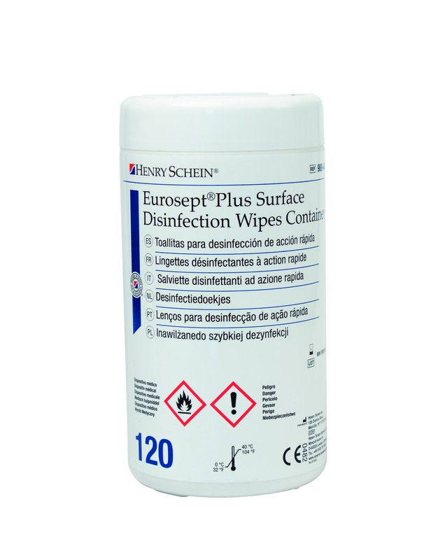 Lingettes Eurosept Xtra surface - boîte de 120 HENRY SCHEIN Lingettes Eurosept Xtra surface - boîte de 120 HENRY SCHEIN