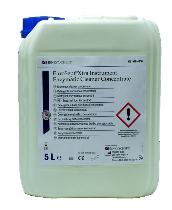 Eurosept Xtra Nettoyant Enzymatique Instruments - 5L - HENRY SCHEIN Eurosept Xtra Nettoyant Enzymatique Instruments - 5L - HENRY SCHEIN