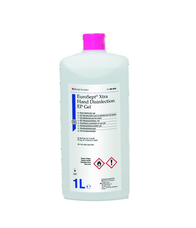 Eurosept XTra Gel hydro-alcoolique 1L - HENRY SCHEIN Eurosept XTra Gel hydro-alcoolique 1L - HENRY SCHEIN