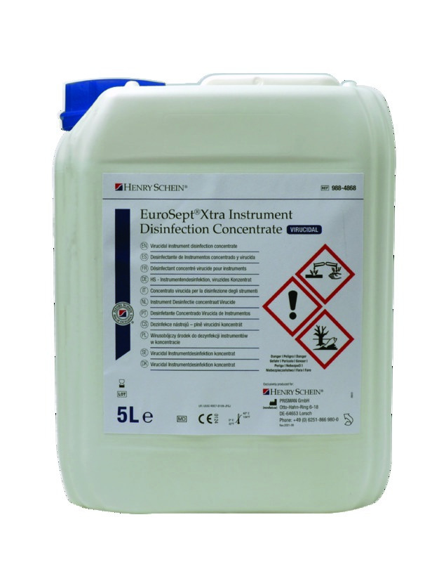 Eurosept Xtra Desinfectant Virucide Instrument 5L - HENRY SCHEIN Eurosept Xtra Desinfectant Virucide Instrument 5L - HENRY SCHEIN