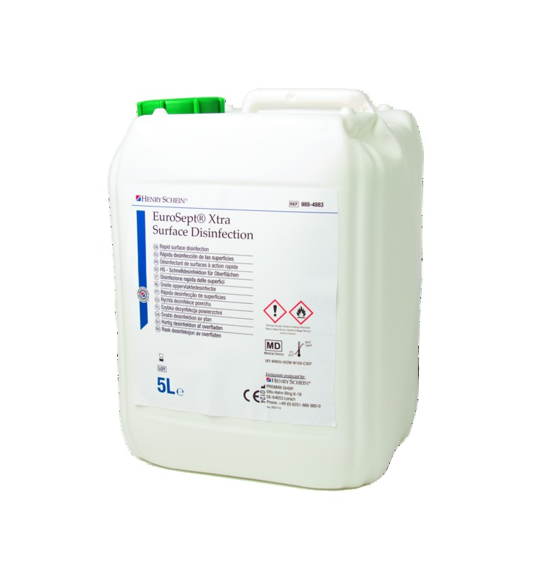 Eurosept Xtra désinfectant surface 5L – HENRY SCHEIN Eurosept Xtra désinfectant surface 5L – HENRY SCHEIN