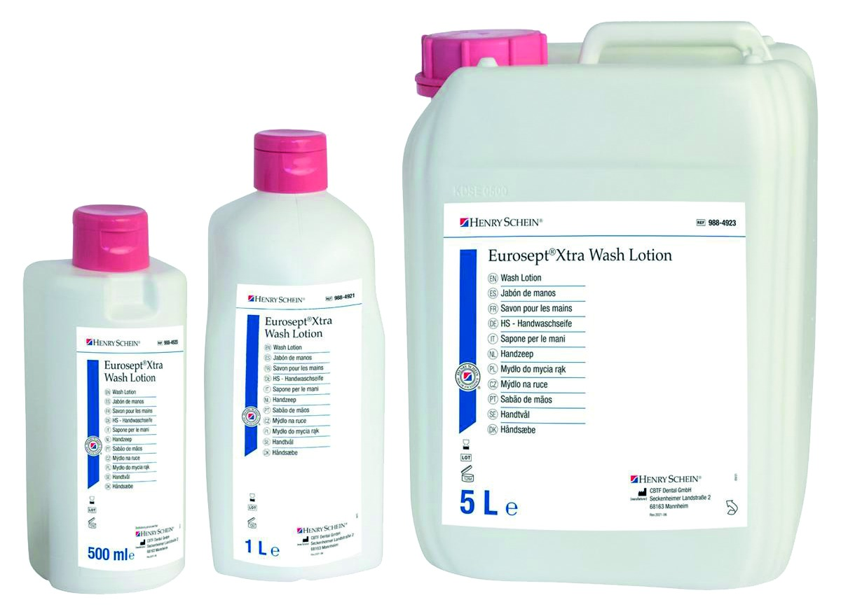 Eurosept Xtra Savon Mains - Flacon 1L - HENRY SCHEIN Eurosept Xtra Savon Mains - Flacon 1L - HENRY SCHEIN