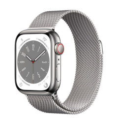 Apple Watch Serie 8 - GPS+Cellular - 45mm - Argent - APPLE