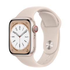 Apple Watch Serie 8 - GPS+Cellular - 45mm - Lumière Stellaire - APPLE