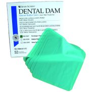 Digue dentaire HENRY SCHEIN - Medium 12.5 x 12.5cm - Boîte de 52 