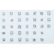 Crampon à digue - Molaires à ailettes, 12A - IVORY